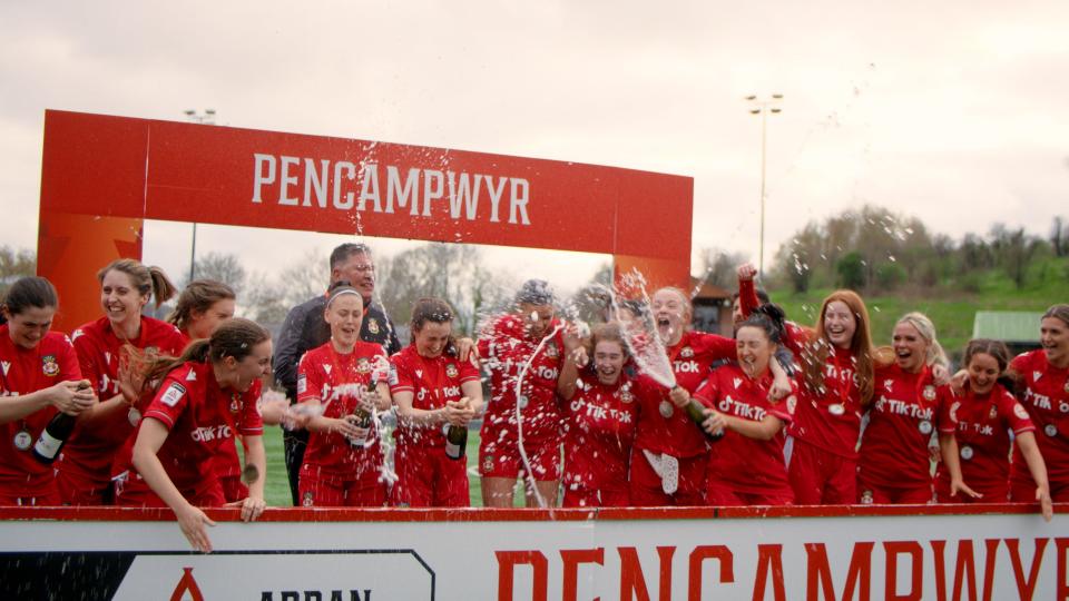 Wrexham Women’s Team celebrates its promotion on an emotional Season 2 episode of FX's "Welcome to Wrexham."