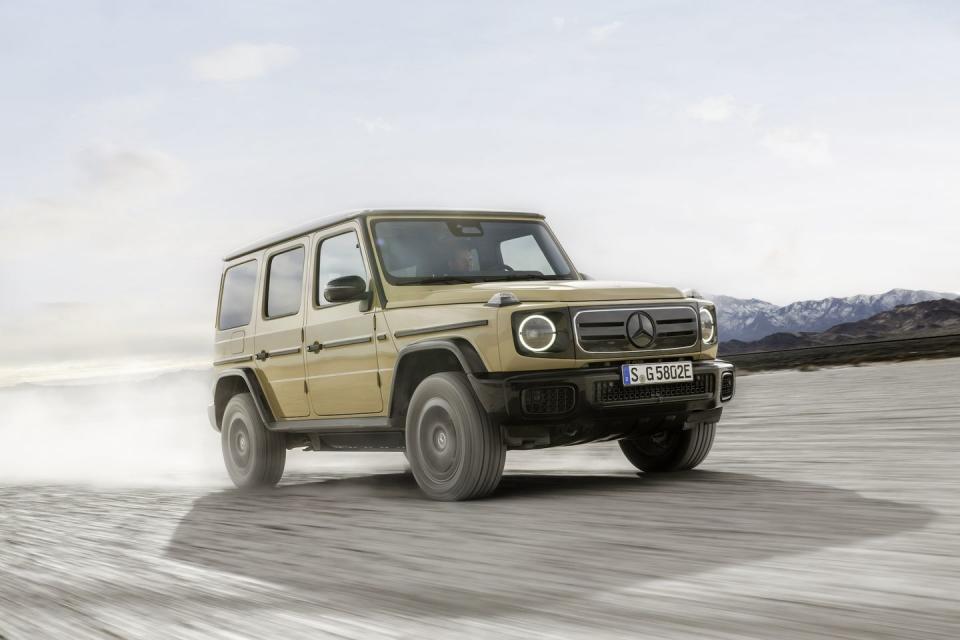 mercedes benz g 580 with eq technology press images