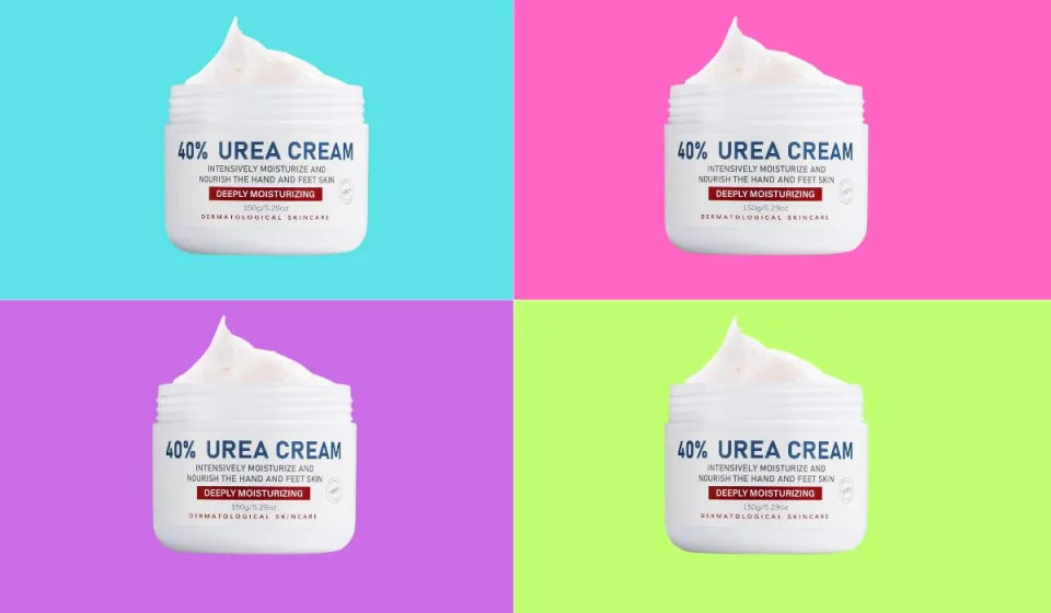 Four jars of urea cream