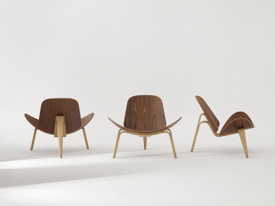 The CH07 J60T Hans J. Wegner Shell Chair Anniversary Edition by Carl Hansen & Søn