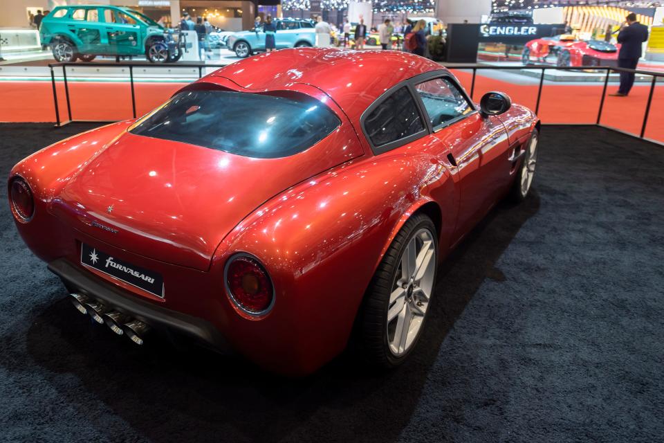 The new car Fornasari 311 GT Gigi is presented during the press day at the 89th Geneva International Motor Show in Geneva, Switzerland, Wednesday, March 06, 2019. 