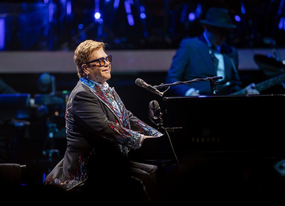 Elton John performs at Vivint Smart Home Arena in Salt Lake City on Wednesday, Sept. 4, 2019. | Scott G Winterton, Deseret News