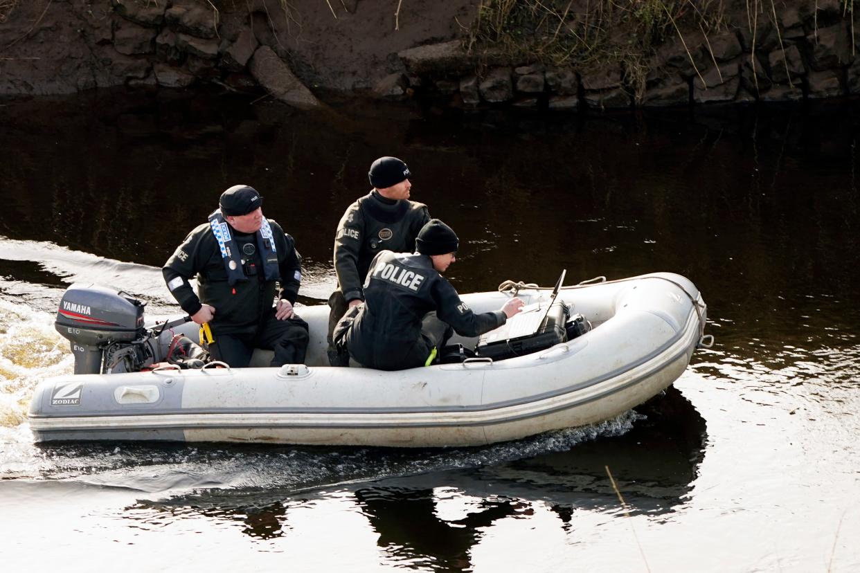 Police searching for Nicola Bulley in the River Wyre (PA)