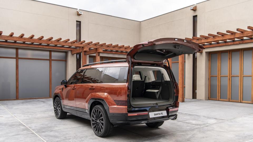 2024 hyundai santa fe in terracotta orange