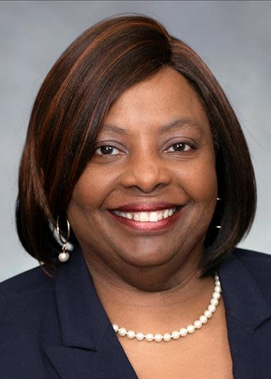 Rep. Frances Jackson is an E.E. Smith High School alumna.