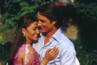 <p>A Bollywood take on Austen's beloved <em>Pride and Prejudice</em>, <em>Bride and Prejudice </em>stars Aishwarya Rai as Lalita Bakshi and Martin Henderson as Will Darcy. This adaptation manages to <a href="https://www.youtube.com/watch?v=7b9sNVUPFyM" rel="nofollow noopener" target="_blank" data-ylk="slk:update the source material;elm:context_link;itc:0;sec:content-canvas" class="link ">update the source material</a> while adding some really fun, joyous musical numbers. </p>