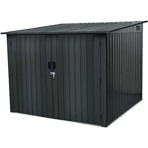 1) Galvanized Steel Bicycle Storage Shed