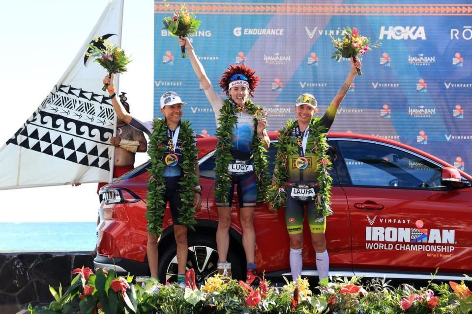 Lucy Charles-Barclay became Ironman World Champion in October (Getty Images for IRONMAN)