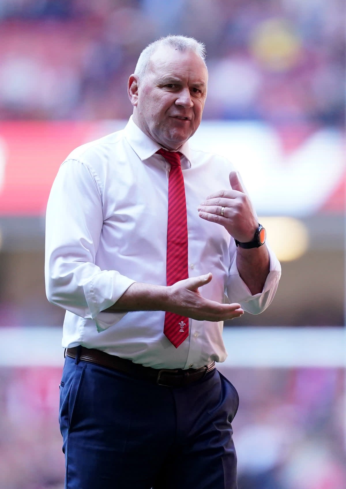 Wayne Pivac has urged Wales to tighten up on their discipline (Mike Egerton/PA) (PA Wire)