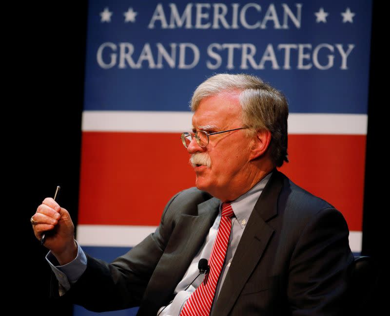 Former national security advisor John Bolton in Durham, North Carolina