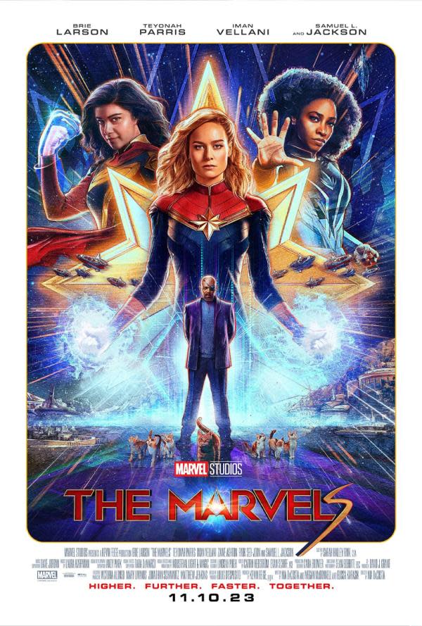 Póster de The Marvels (2023), de Marvel Studios