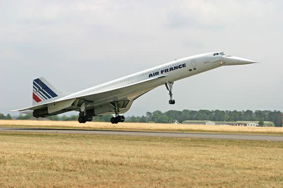 The final landing of an Air France Concorde in 2003