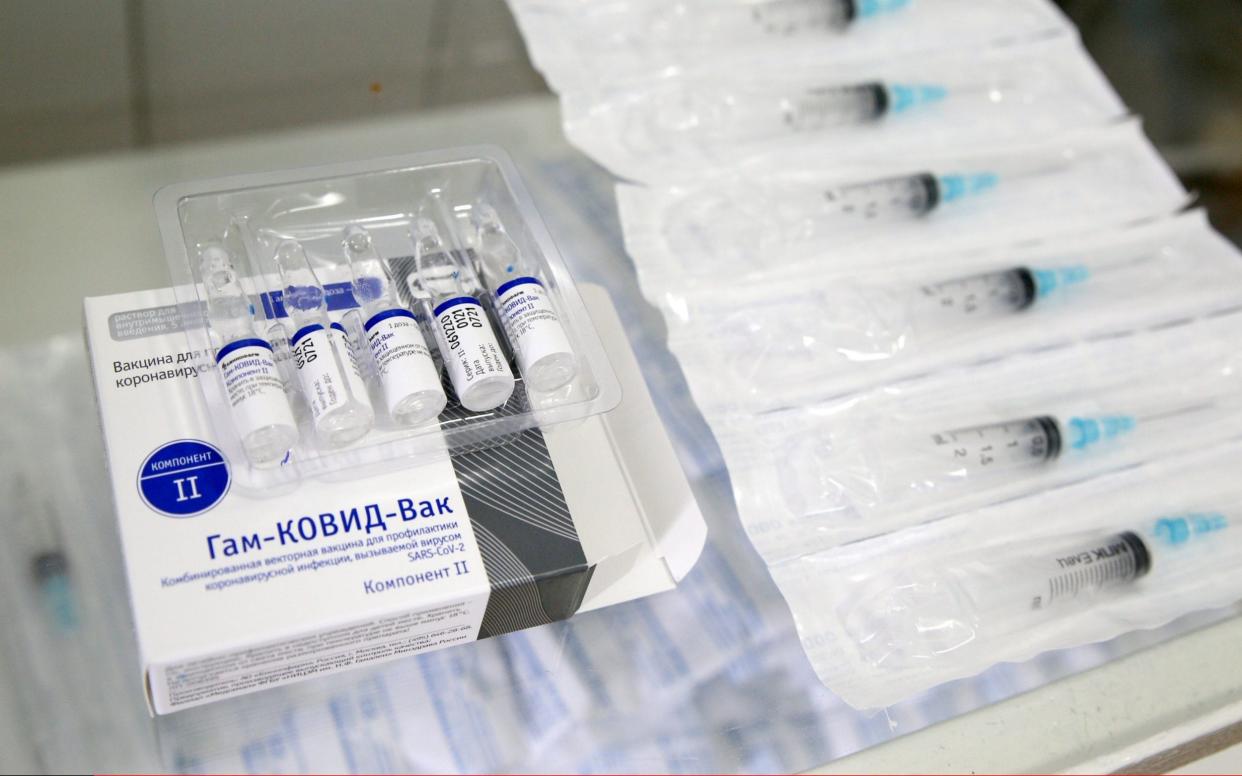Supplies of the Russian Sputnik vaccine are said to have helped secure the deal - Tass