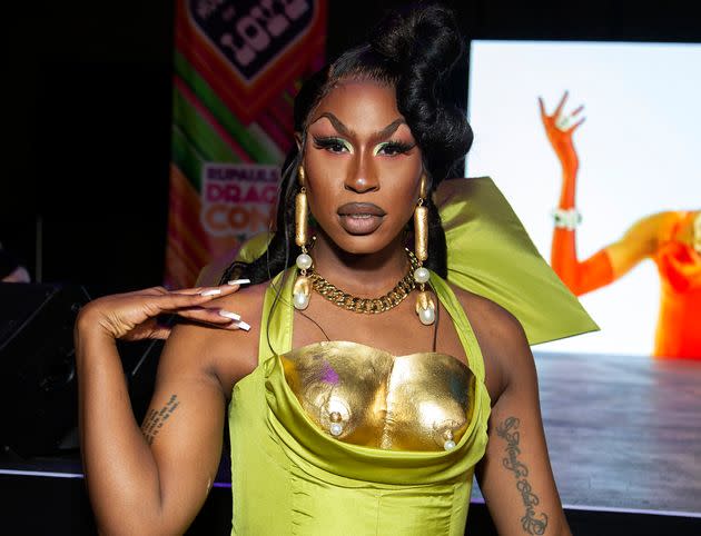 Shea Couleé attends RuPaul's Los Angeles DragCon in May 2022. (Photo: Santiago Felipe via Getty Images)