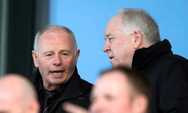 Stewart Milne and Craig Brown