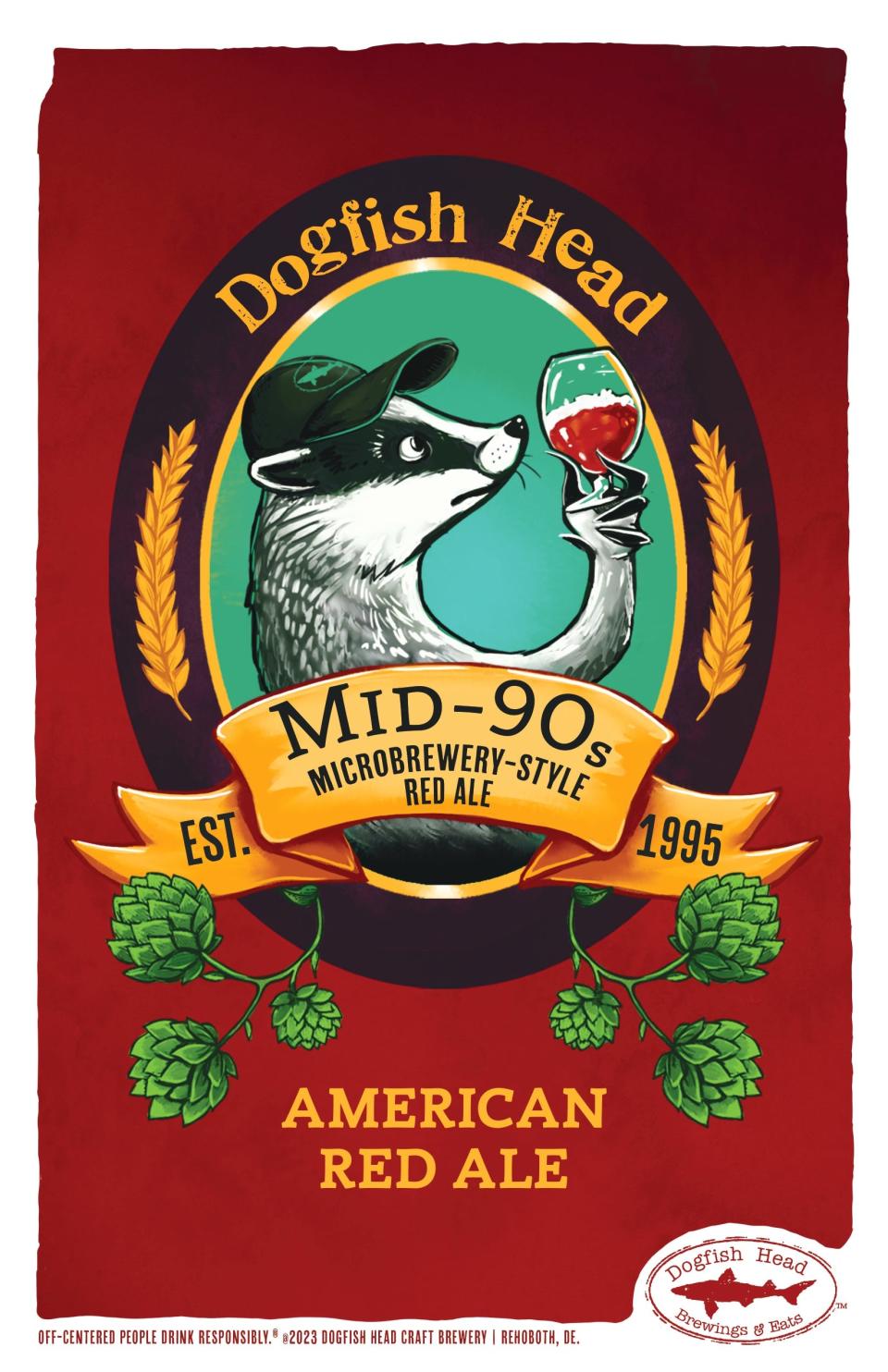 Dogfish Head's new limited edition Red Ale will be first available at Wednesday's Middle-Aged Dad Jam Band show in Rehoboth Beach.