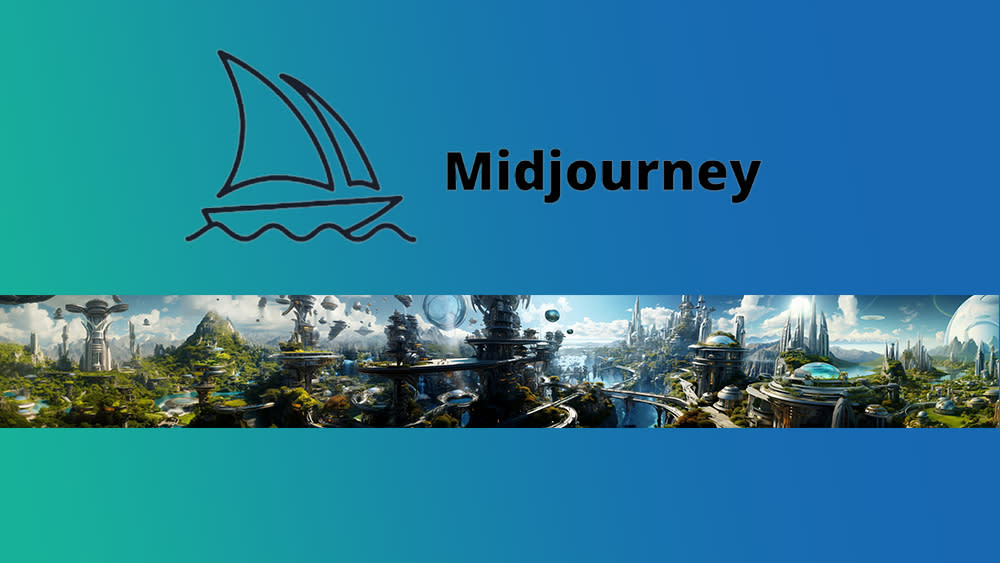  An AI-generated image created using the new Midjourney pan feature 