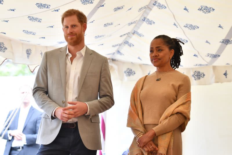 Doria has visited the couple in the UK several times. Photo: Getty