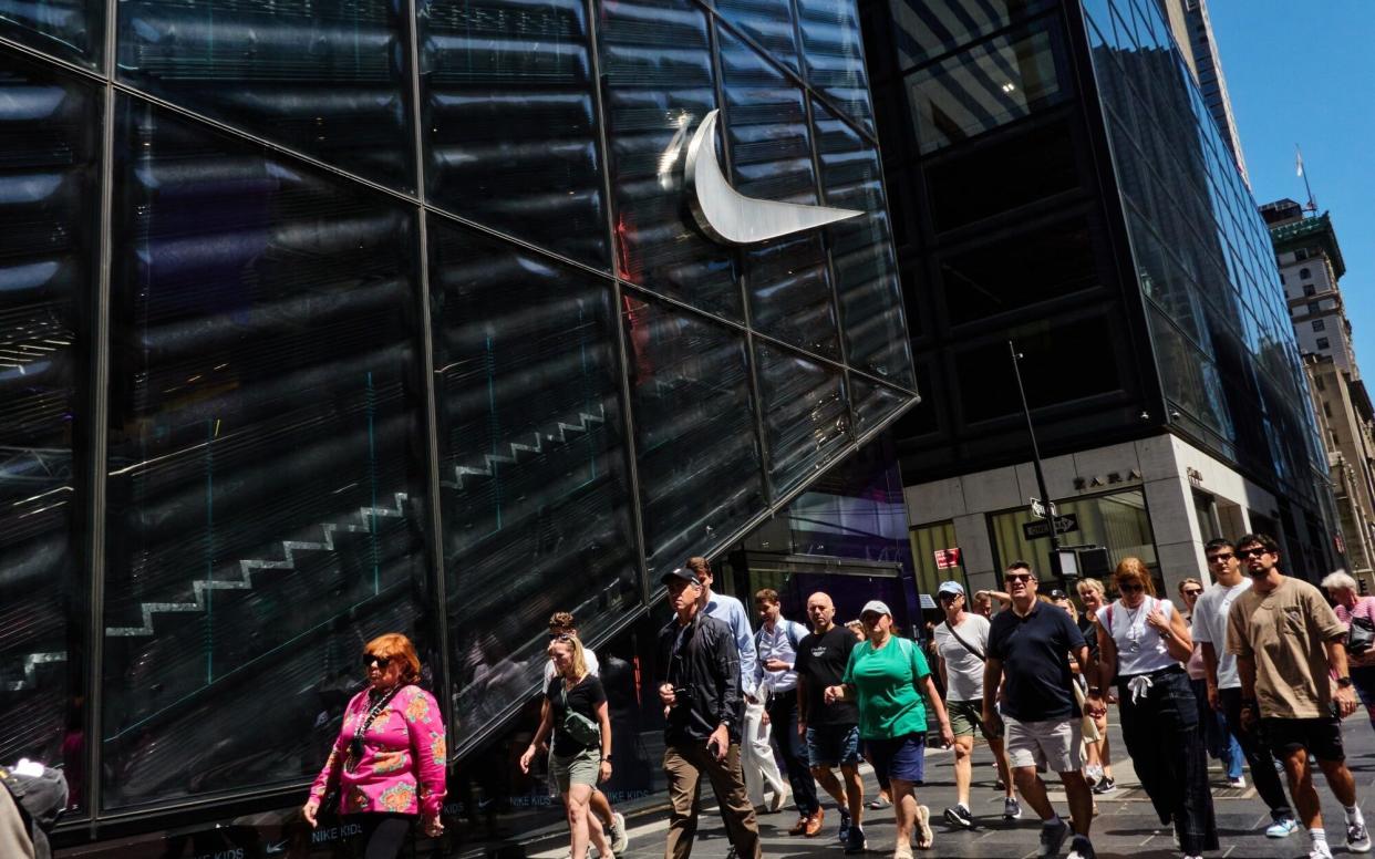 Nike's House of Innovation store on Fifth Avenue in New York in June