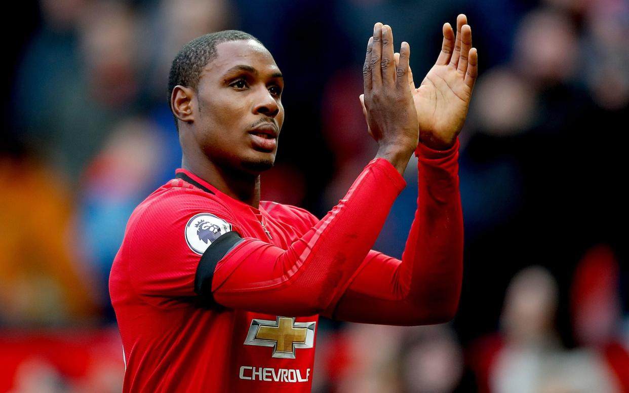 Manchester United's Odion Ighalo. PA Photo. Issue date: Monday June 1, 2020. Manchester United have extended Odion Ighaloâ€™s loan deal from Shanghai Shenhua until January 31, the Premier League club have announced. -  Martin Rickett/PA Wire