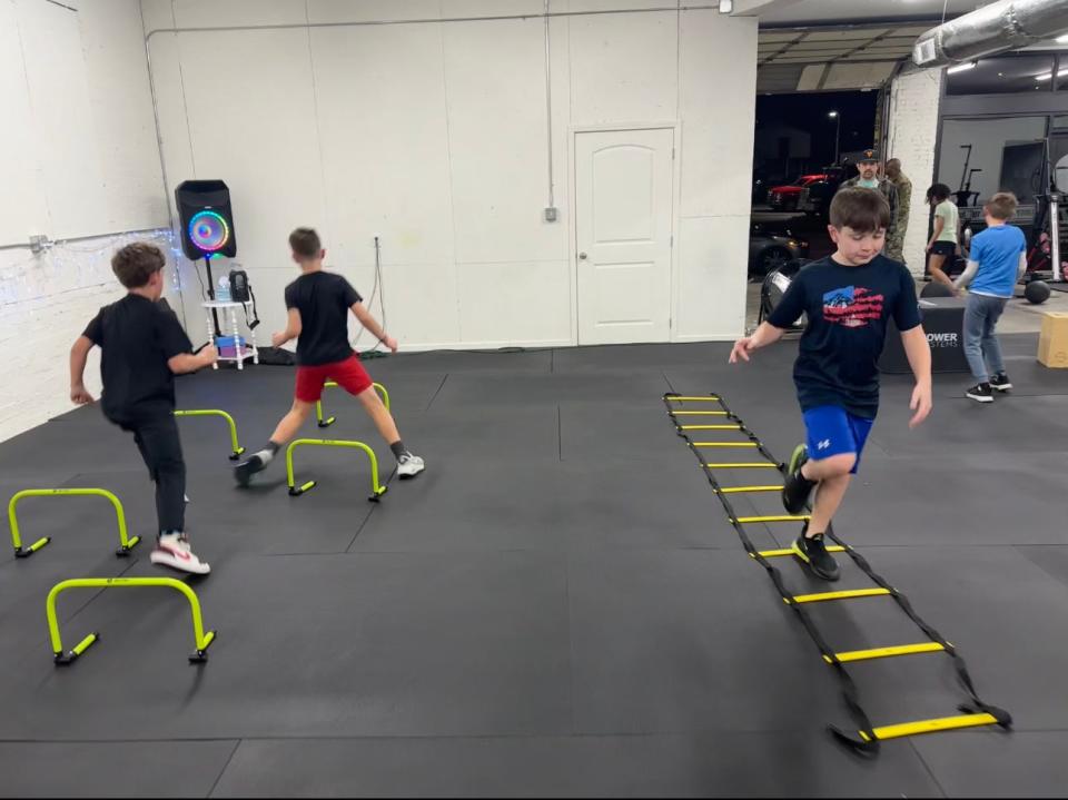 Agility drills help develop the feet and legs.