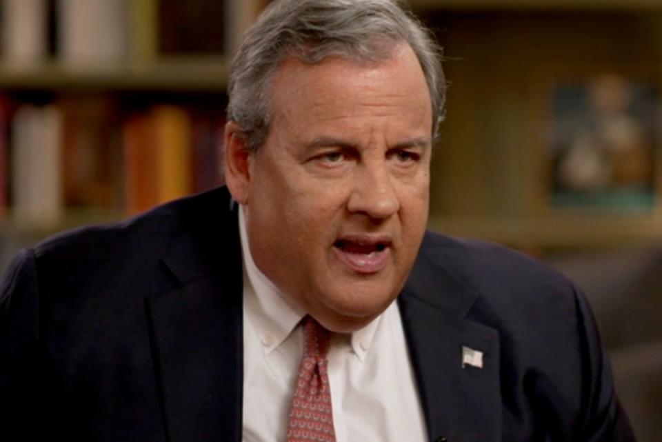 Chris Christie in his first interview since dropping out of the 2024 Republican primary (Screenshot / ABC News)