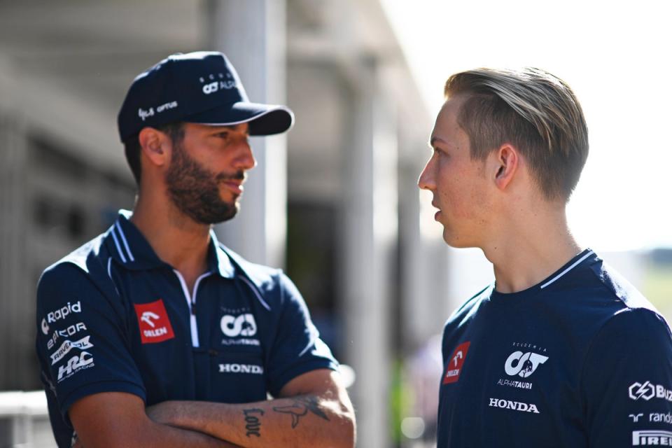 Daniel Ricciardo could lose his RB seat to Liam Lawson if his form does not improve (Getty Images)