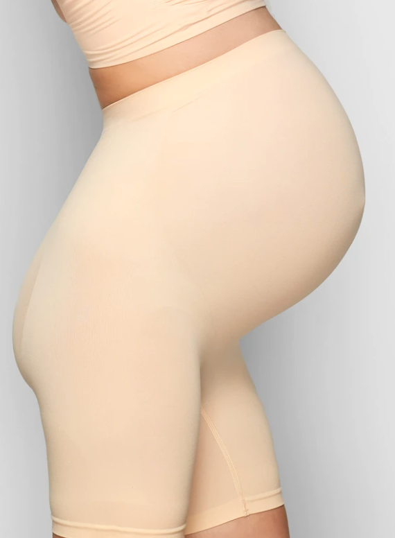 MATERNITY SCULPTING BODYSUIT MID THIGH