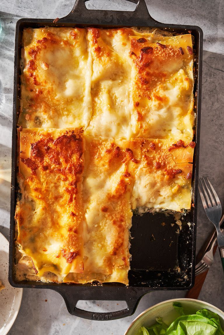 Chicken and Mushroom White Lasagna