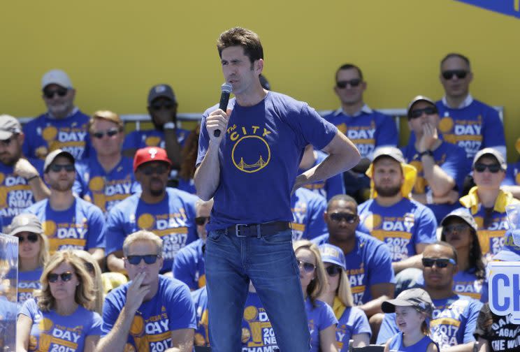 GM Bob Myers and the Warriors put their money where their mouth was. (AP)