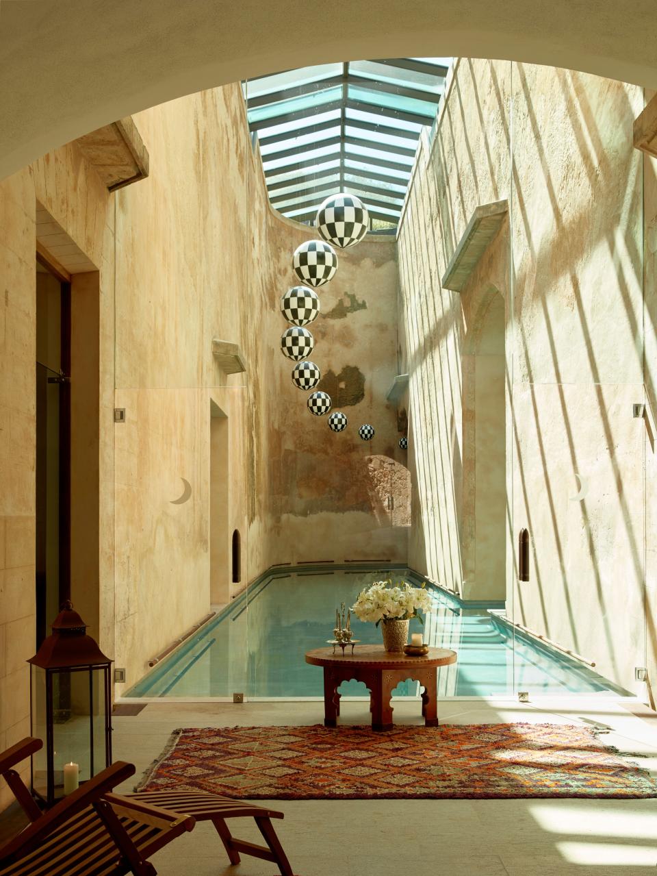 A view inside the pool at Cap Rocat.