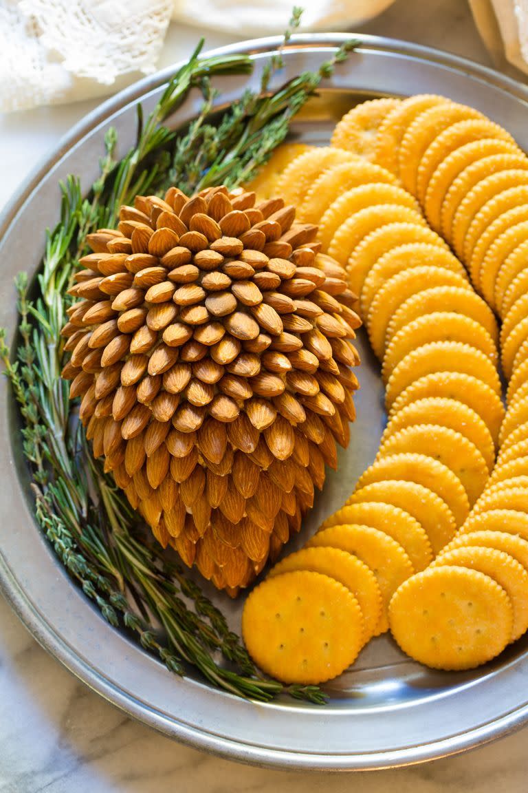 Pine Cone Holiday Cheese Ball