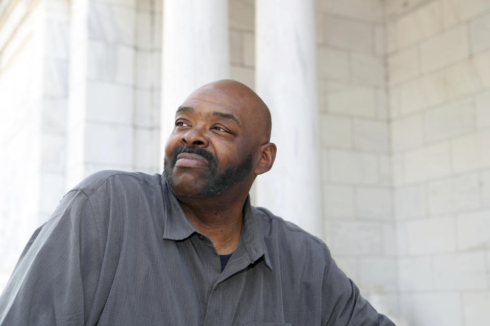 Bishop Charles Lampkin, a pastor in Memphis has started offering tutoring at his church after school to help children who have pandemic learning loss, Friday, Oct. 28, 2022, in Memphis, Tenn. (AP Photo/Karen Pulfer Focht)