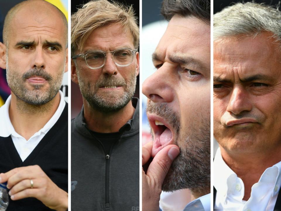 Guardiola, Klopp, Pochettino and Mourinho – where will they finish?