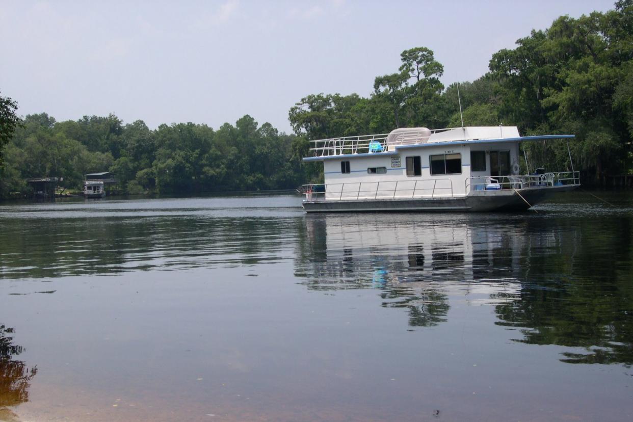 Houseboat on the Suwannee River 