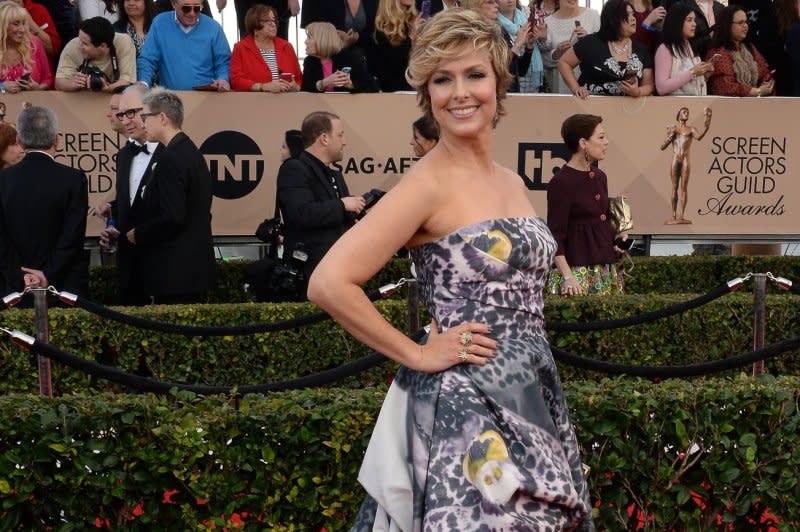 Melora Hardin attends the 22nd annual Screen Actors Guild Awards at the Shrine Auditorium & Expo Hall in Los Angeles, in 2016. File Photo by Jim Ruymen/UPI