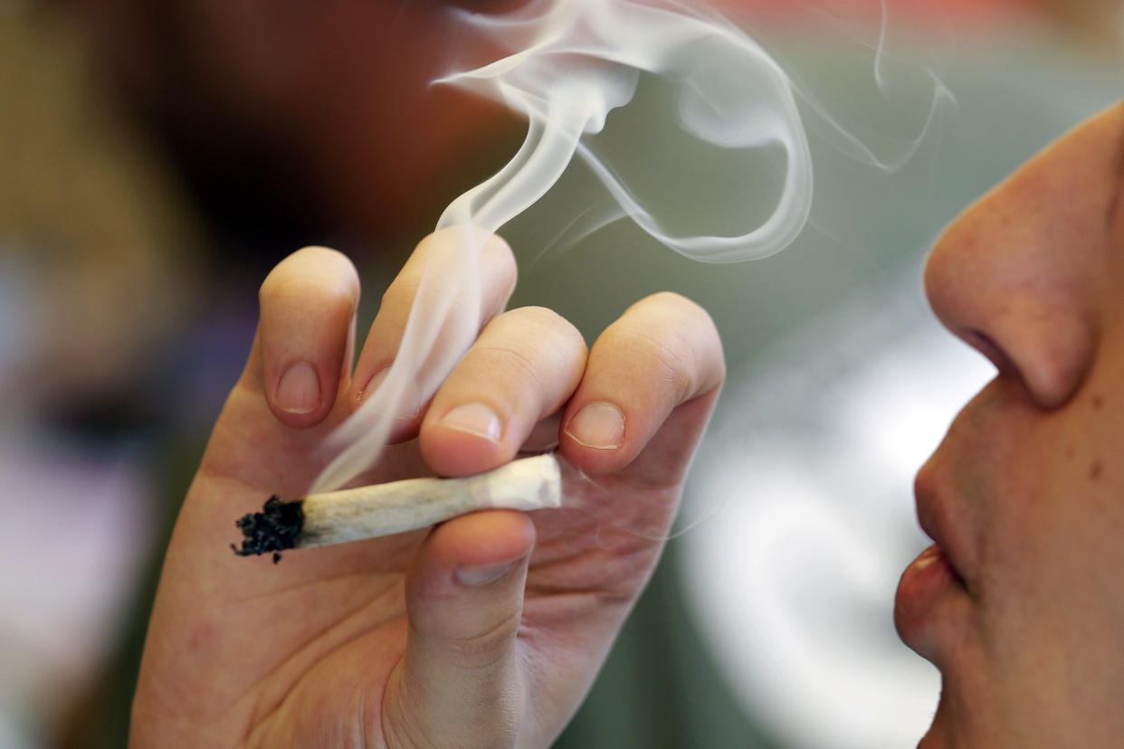 A new study from the University of Michigan has found a major increase — the highest since 1985 — in marijuana use among college students. (AP Photo/Elaine Thompson)