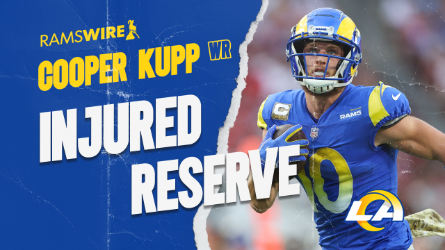 Rams' WR Kupp placed on IR with hamstring injury, will miss four games