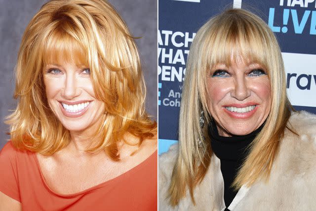 <p>ABC Photo Archives/Disney General Entertainment Content via Getty Images; Charles Sykes/Bravo/NBCU Photo Bank via Getty Images</p> Suzanne Somers on 'Step by Step' and in the 2020s