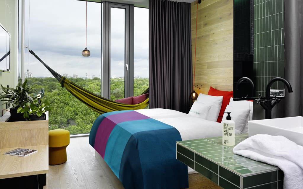 Aside from the colourful interior design that will certainly appeal to children, 25hours Hotel Bikini Berlin has the added advantage of overlooking the city's zoo