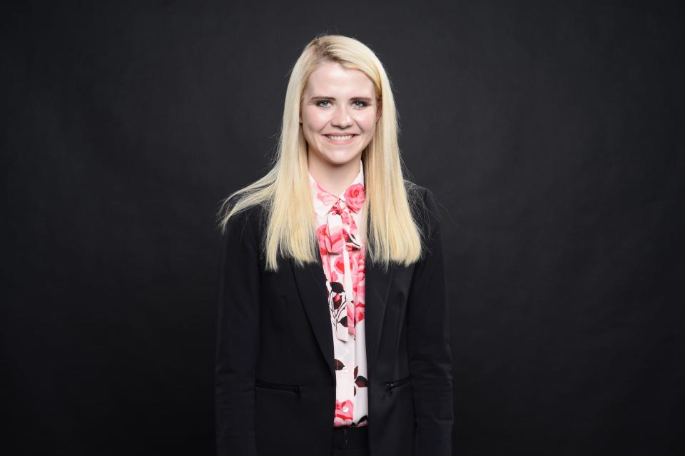 Elizabeth Smart poses for a picture following an interview on March, 27, 2018 in New York with USA TODAY.