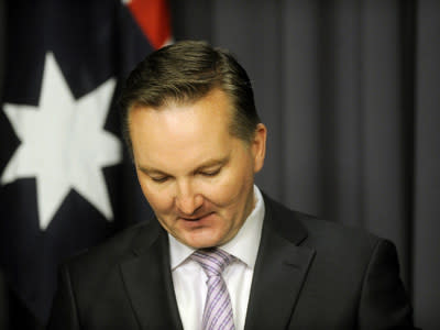 <p>Senior minister and Kevin Rudd backer Chris Bowen resigns from the Gillard government ministry following Labor leadership fiasco. Photo: AAP</p>