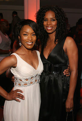 Angela Bassett and Tasha Smith at the Los Angeles premiere of Lionsgate Films' Tyler Perry's Meet the Browns