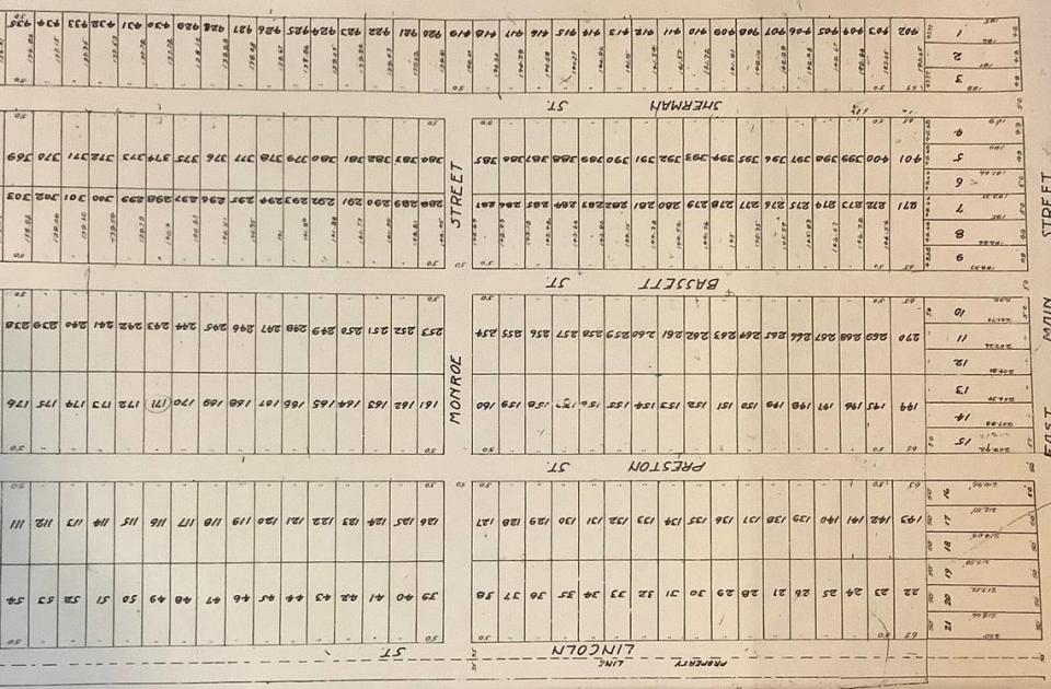 This 1909 plat shows the residences in what is now Kenwick that were sold with convenants that prohibited them from being sold to people of color.