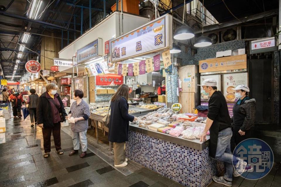 「富品家傳統美食」從新北市金山市場裡的一個小攤起家。