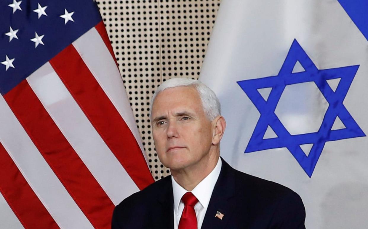 The US vice president called for the European states to leave the Iran deal - REUTERS