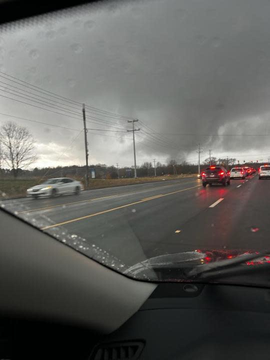 Storm behind Outlaw Field in Clarksville (Courtesy: Jack Solomon)