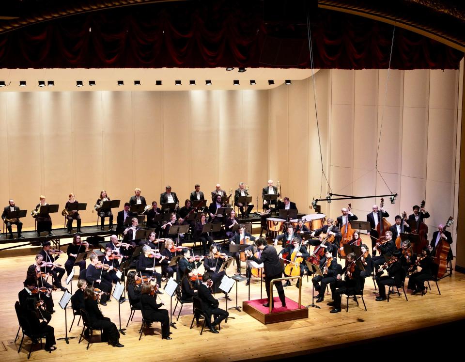 The Evansville Philharmonic Orchestra performs on Nov. 5, 2023.