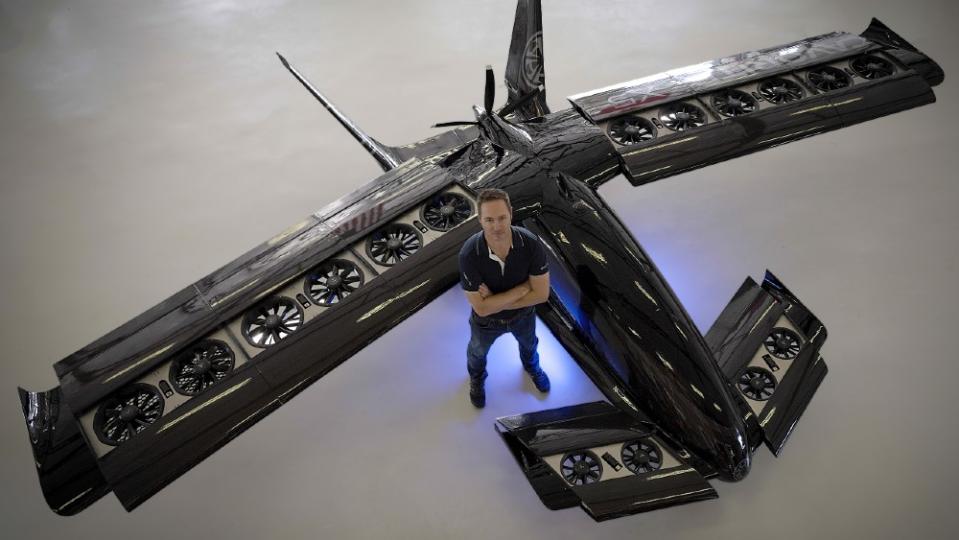 Horizon CEO Brandon Robinson is betting hybrid power makes more sense than pure-electric battery power. - Credit: Horizon Aircraft