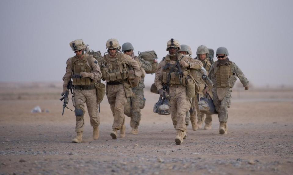 US Marines in Helmand Province, Afghanistan.